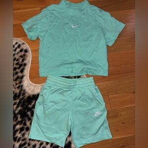 Nike Teal Athletic Set